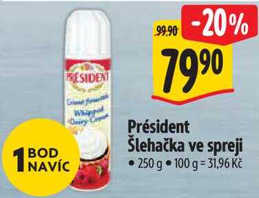 Président Šlehačka ve spreji, 250 g 