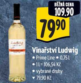 Vinařství Ludwig, 0,75 l