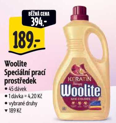 Woolite Speciální prací prostředek, 45 dávek