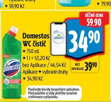 Domestos WC čistič 750 ml