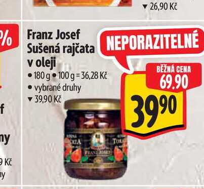 Franz Josef Sušená rajčata v oleji 180 g