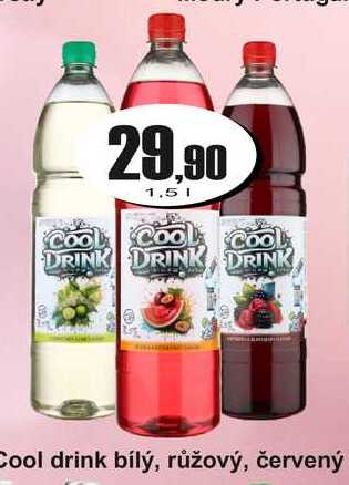 Cool drink bílý, růžový, červený 1,5 L