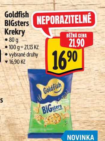 Goldfish BIGsters Krekry 80 g
