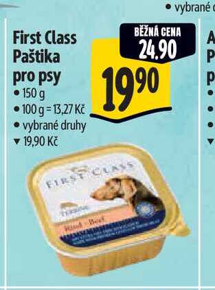 First Class Paštika pro psy 150 g