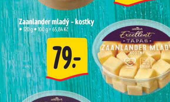 Zaanlander mladý - kostky 120 g