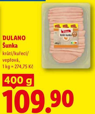 DULANO Šunka, 400 g