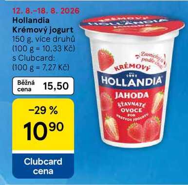 Hollandia Krémový jogurt, 150 g