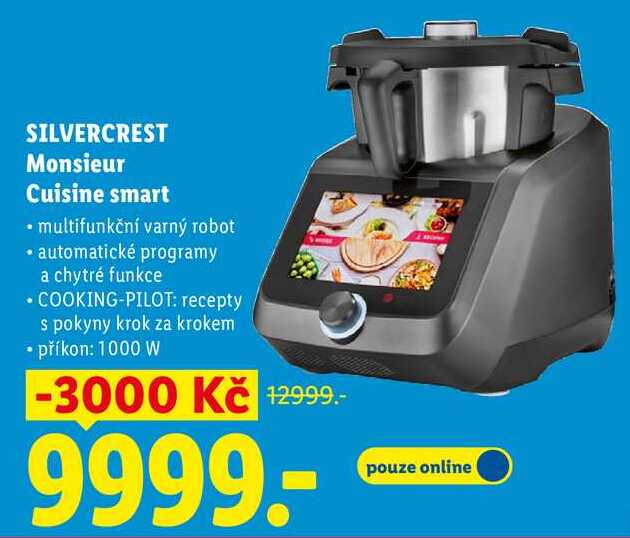 SILVERCREST Monsieur Cuisine smart, multifunkční varný robot