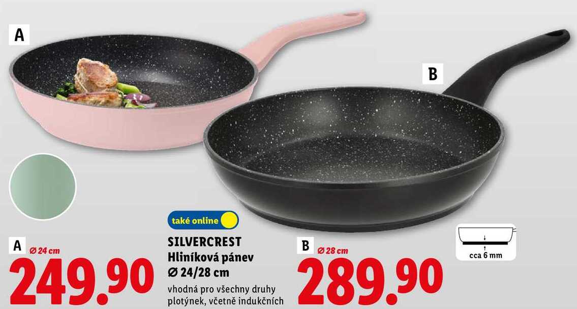 SILVERCREST Hliníková pánev 024/28 cm