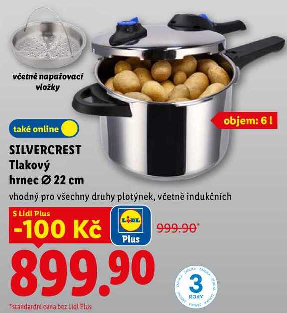 SILVERCREST Tlakový hrnec Ø22 cm