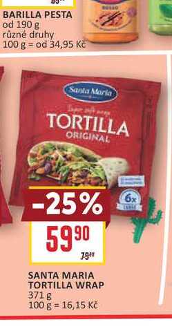 SANTA MARIA TORTILLA WRAP 371 g