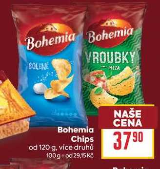 Bohemia Chips od 120 g