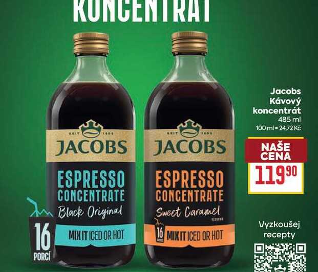 Jacobs Kávový koncentrát 485 ml