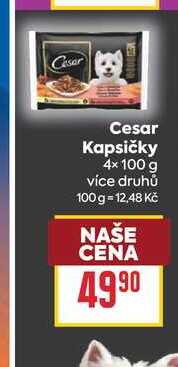 Cesar Kapsičky 4x100 g
