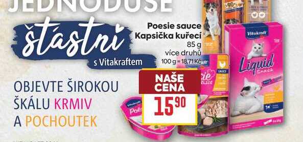 Poesie sauce Kapsička kuřecí 85g