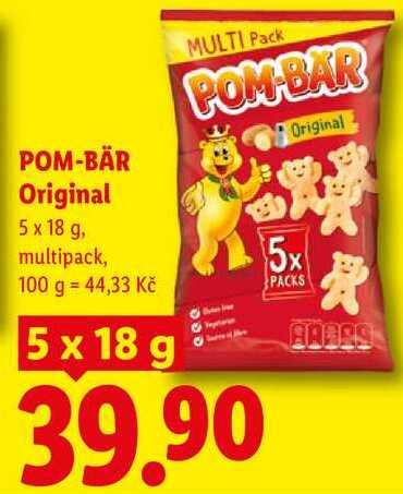 POM-BÄR Original, 5x 18 g