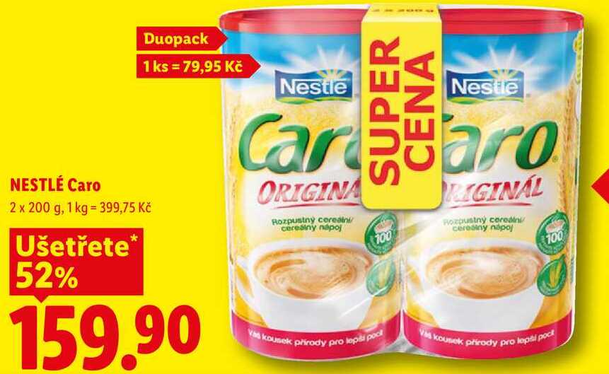 NESTLÉ Caro, 2x 200 g