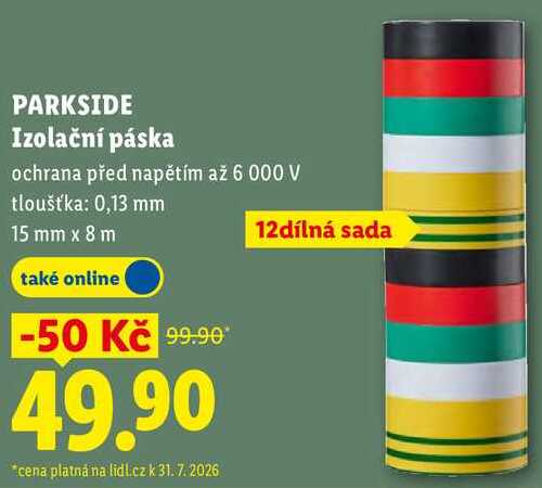 PARKSIDE Izolační páska  