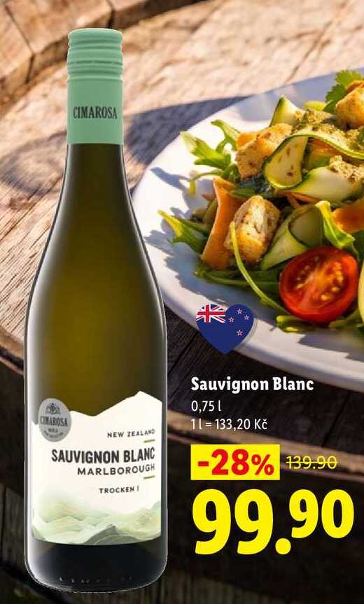 Sauvignon Blanc, 0,75 l
