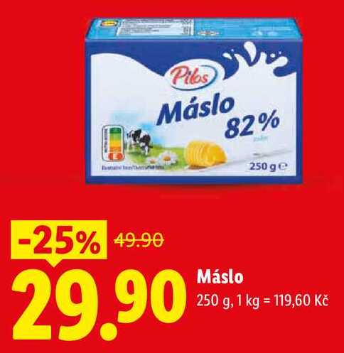 Máslo, 250 g