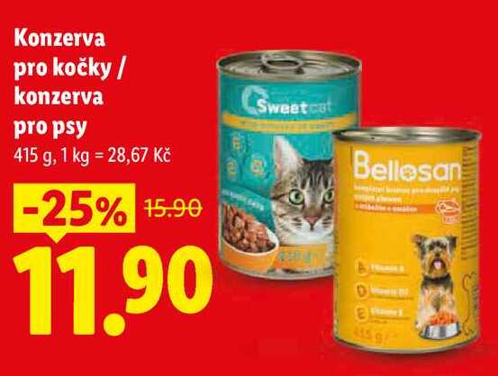 Konzerva pro kočky/konzerva pro psy, 415 g