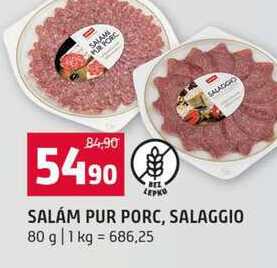 SALÁM PUR PORC, SALAGGIO 80 g