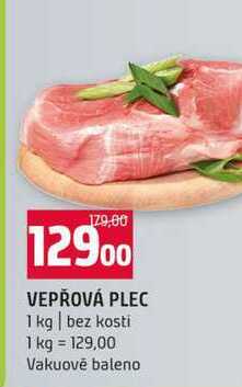 VEPŘOVÁ PLEC 1 kg bez kosti