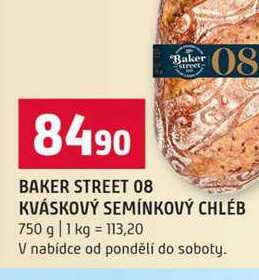 BAKER STREET 08 KVÁSKOVÝ SEMÍNKOVÝ CHLÉB 750 g