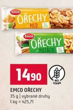 EMCO OŘECHY 35 g vybrané druhy