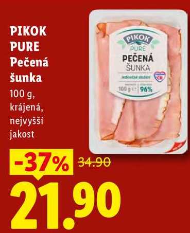 PIKOK PURE Pečená šunka, 100 g