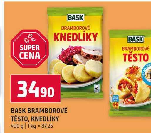 BASK BRAMBOROVÉ TĚSTO, KNEDLÍKY 400 g