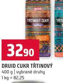 DRUID CUKR TŘTINOVÝ 400 g vybrané druhy