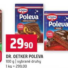 DR. OETKER POLEVA 100 g vybrané druhy