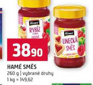 HAMÉ SMĚS 260 g vybrané druhy 
