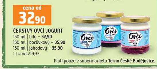 Čerstvý ovčí jogurt 150g