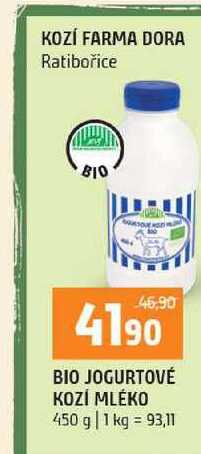 BIO JOGURTOVÉ KOZÍ MLÉKO 450 g