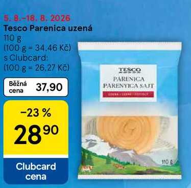 Tesco Parenica uzená, 110 g
