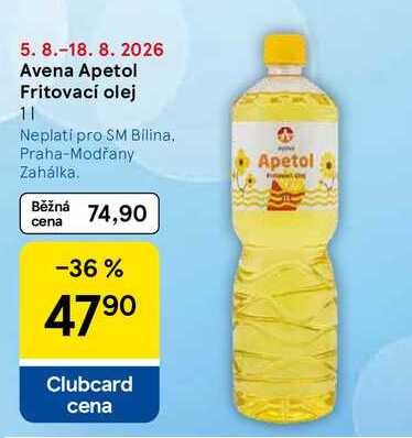Avena Apetol Fritovací olej, 1 l