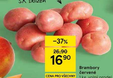 Brambory červené, 1 kg