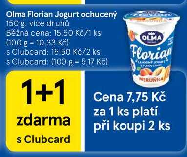 Olma Florian Jogurt ochucený, 150 g, více druhů