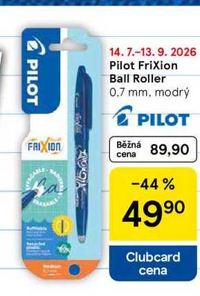 Pilot FriXion Ball Roller, 0.7 mm. modrý