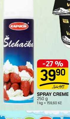 SPRAY CREME 250 g