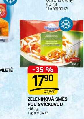 ZELENINOVÁ SMĚS POD SVÍČKOVOU 350 g