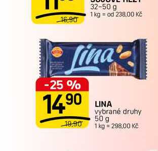 LINA vybrané druhy 50 g