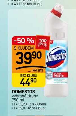 DOMESTOS vybrané druhy 750 ml 