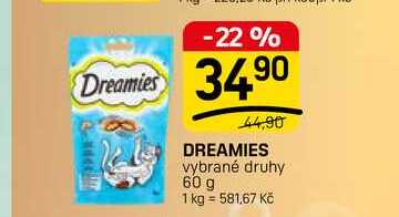 DREAMIES vybrané druhy 60 g