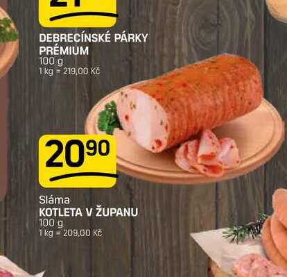 KOTLETA V ŽUPANU 100 g