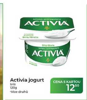 Activia jogurt bílá 120g