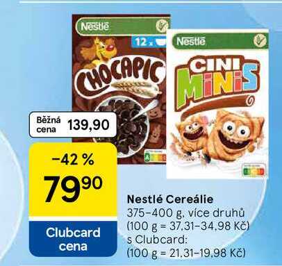 Nestlé Cereálie, 375-400 g 