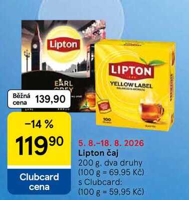 Lipton čaj, 200 g